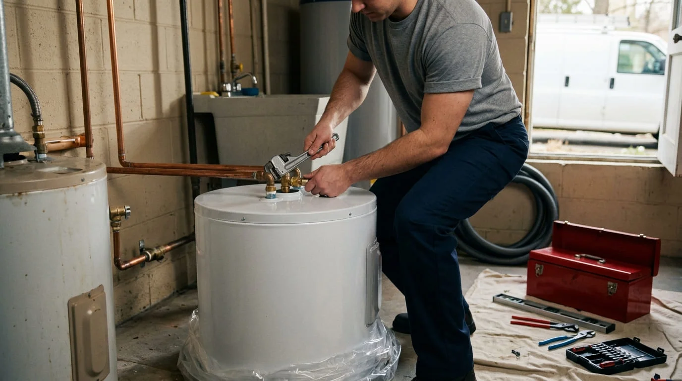 Water heater install