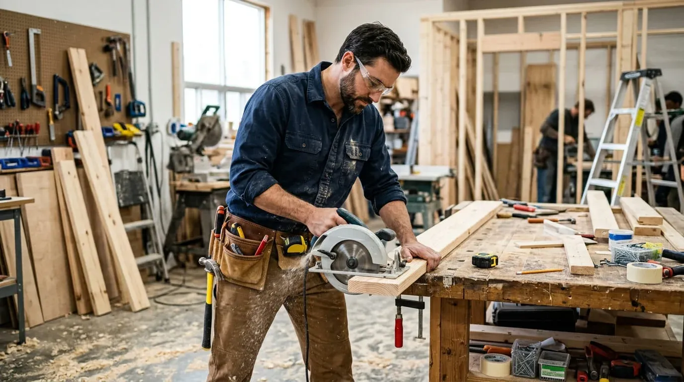 Craftsman at work