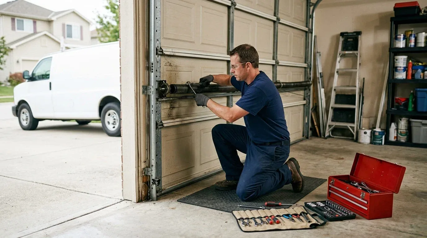 Garage door repair in Pilot Point, TX